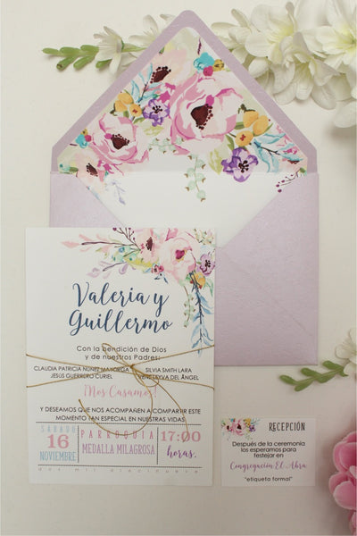 Set De Invitación Boda XV Años