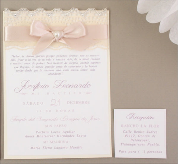 Invitación Elegante Ivory 