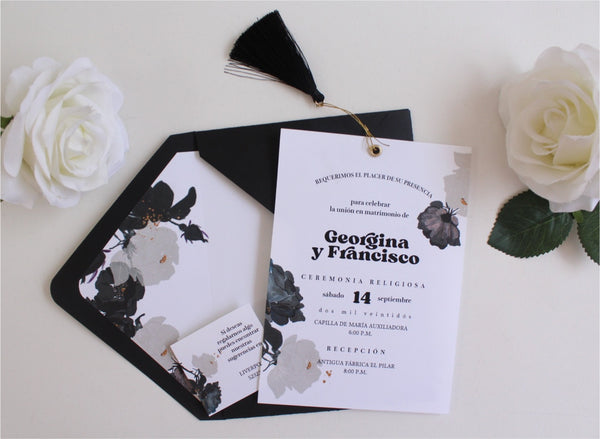 Invitación Boda Graduación Tassel