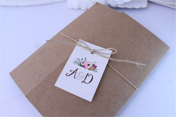 Invitación para Boda Modelo Boho